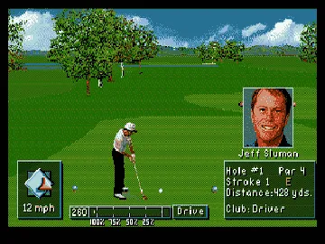 PGA Tour Golf III (USA, Europe) screen shot game playing